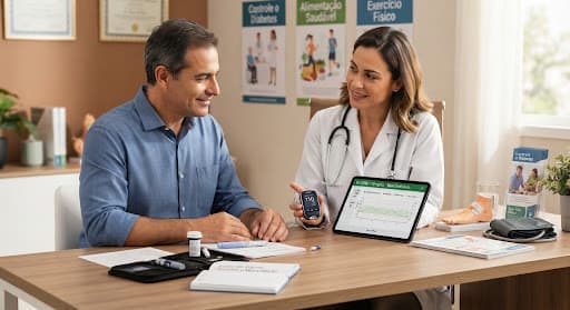 Avaliação de glicemia alterada — consulta para entender se é diabetes ou pré-diabetes em Goiânia